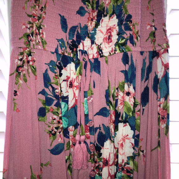 NWT Xhilaration Off the Shoulder High Low Maxi - Picture 5 of 7